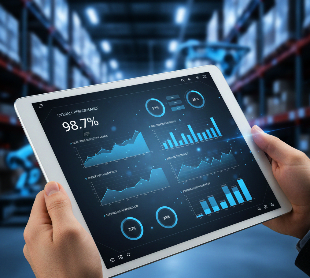 Equipo directivo revisando KPIs de training programs and corporate development